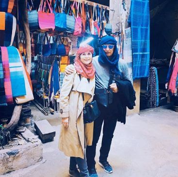 Dijana Halilhodzic with her husband Vahid Halilhodzic.